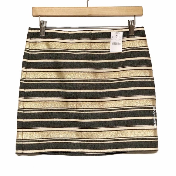 J. Crew Dresses & Skirts - NWT J.Crew Metallic Striped Skirt